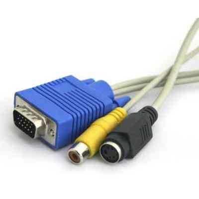 Cable Tvisto Vga A Video Componentes Rc